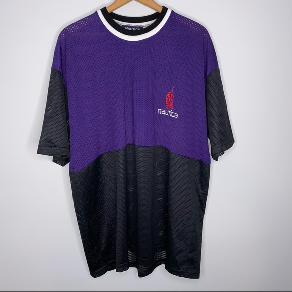 VINTAGE NAUTICA COMPETITION SIZE XL COMPETITION MESH SHIRT - Picture 7 of 7